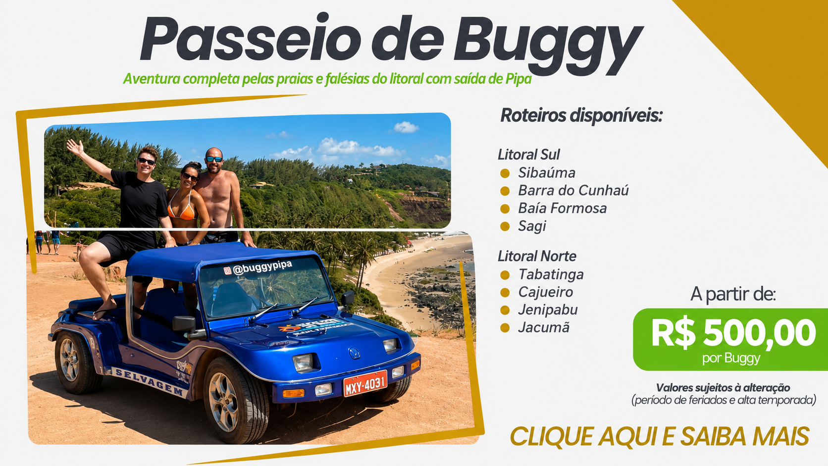 Overview of {tour} Buggy Tour