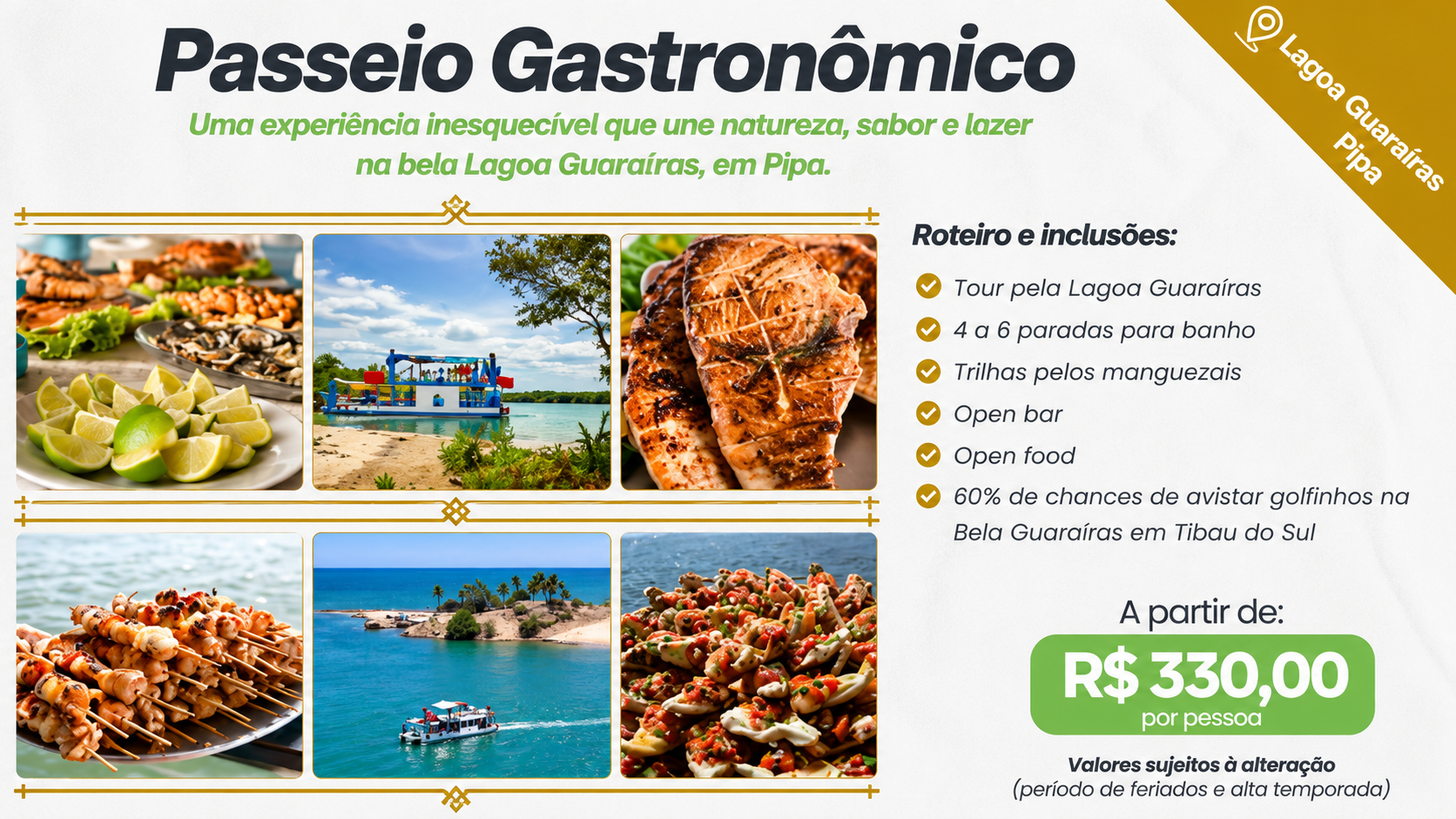 Overview of {tour} Gastronomic Tour